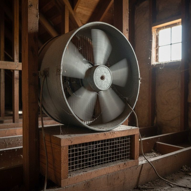 Attic Fan Installation