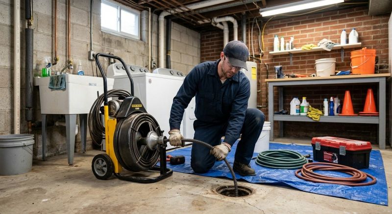 Drain Clog Blockage Clearing