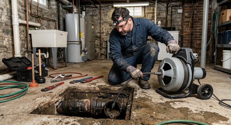 Drain Clog Blockage Clearing