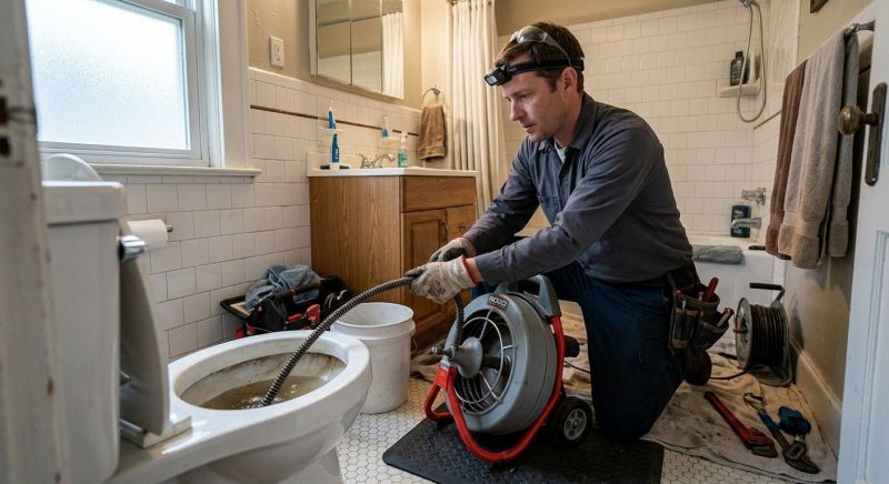 Drain Clog Blockage Clearing