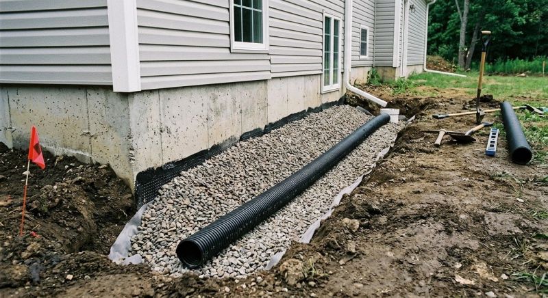Interior Foundation Drains Installation