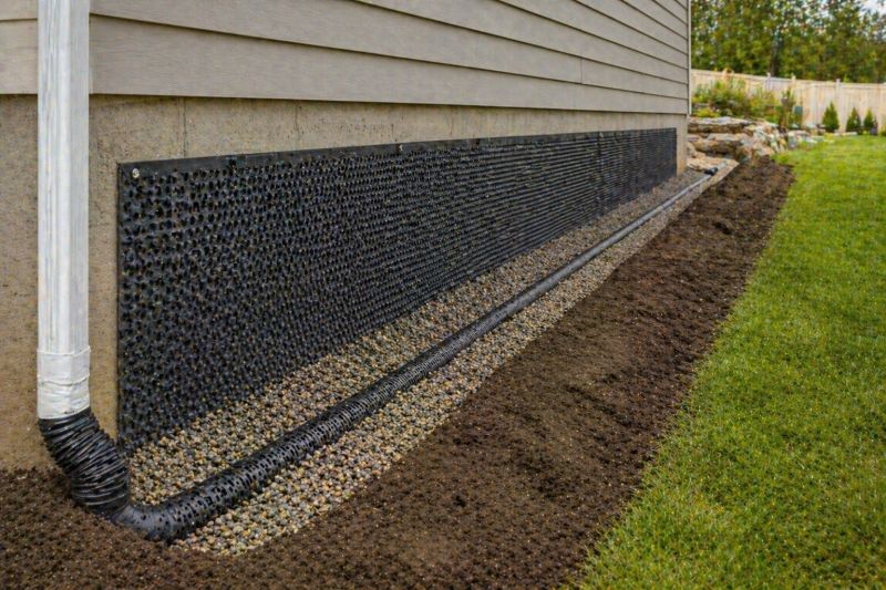 Interior Foundation Drains Installation