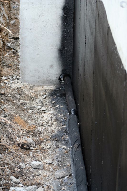 Interior Foundation Drains Installation