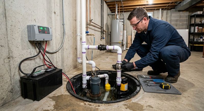 Sump Pump Installation